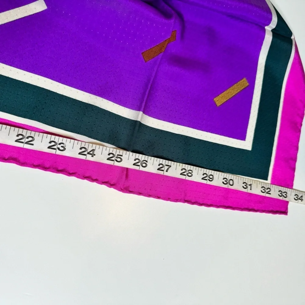 BAYRON MILANO LARGE Silk Scarf In MADE IN ITALY